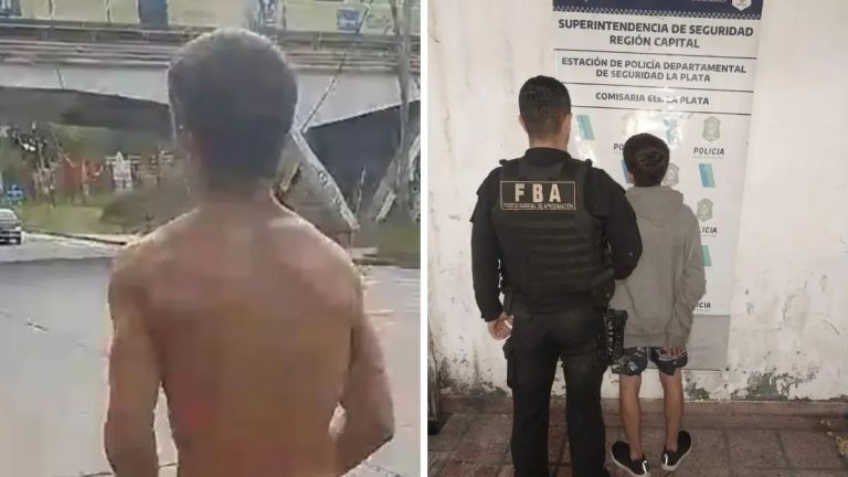 Atraparon a un ladrón de 15 años en La Plata y lo hicieron correr