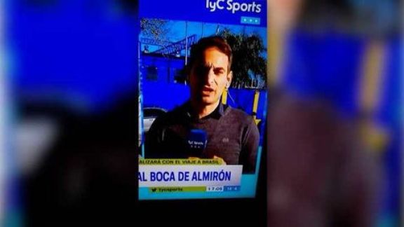 ¡Susto en cámara! Un periodista de TyC Sports se descompensó en vivo ...
