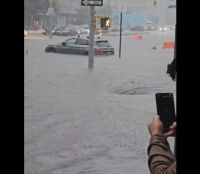 Tras las abundantes lluvias, Nuevo York sufre por las inundaciones
