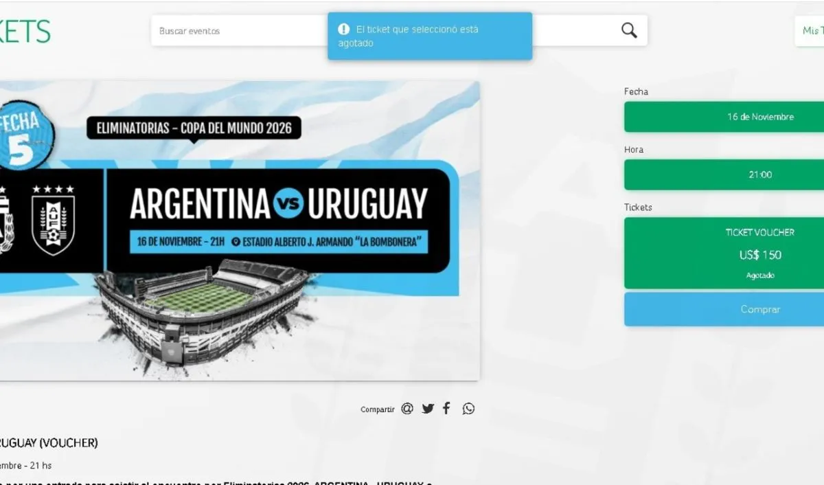Se agotaron las entradas para el partido de la Selección Argentina y ...