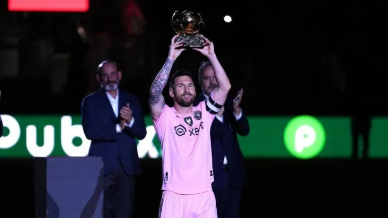 Messi celebró su octavo Balón de Oro en el cierre de temporada del Inter Miami