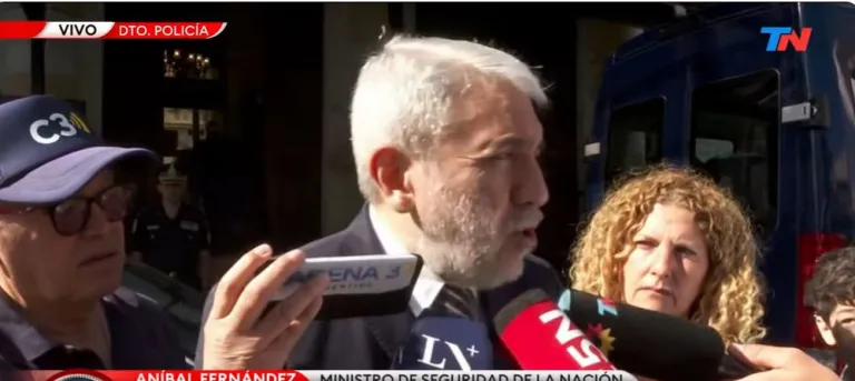 Aníbal Fernández: "Nos sentimos satisfechos, el tiempo lo usamos en todo sentido”