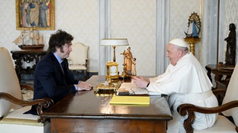 Milei tras la reunión con el Papa: "Soy católico y también practico un poco el judaísmo"
