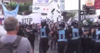#Piquetazo: Tensión en Avellaneda entre manifestantes y las fuerzas de seguridad