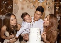 Alejado de Vélez, Sebastián Sosa festejó junto a su familia el bautismo de su hijo
