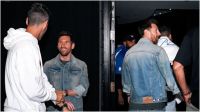 La llegada de Messi al estadio de Miami Heat para el juego de playoffs de la NBA