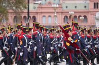 El Gobierno realizó un histórico cambio de guardia en Plaza de Mayo