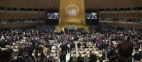 La Asamblea de la ONU votó a favor del ingreso de Palestina como miembro pleno