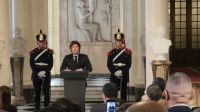 Milei inauguró el busto de Menem en la Casa Rosada: "El mejor presidente de los últimos 40 años"