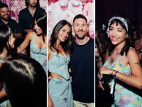 ¡A puro Show! así fue el encuentro entre María Becerra, Messi y Antonela en Miami
