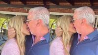 ¡A puro beso! Graciela Alfano le dedicó un dulce posteo a su novio por su aniversario