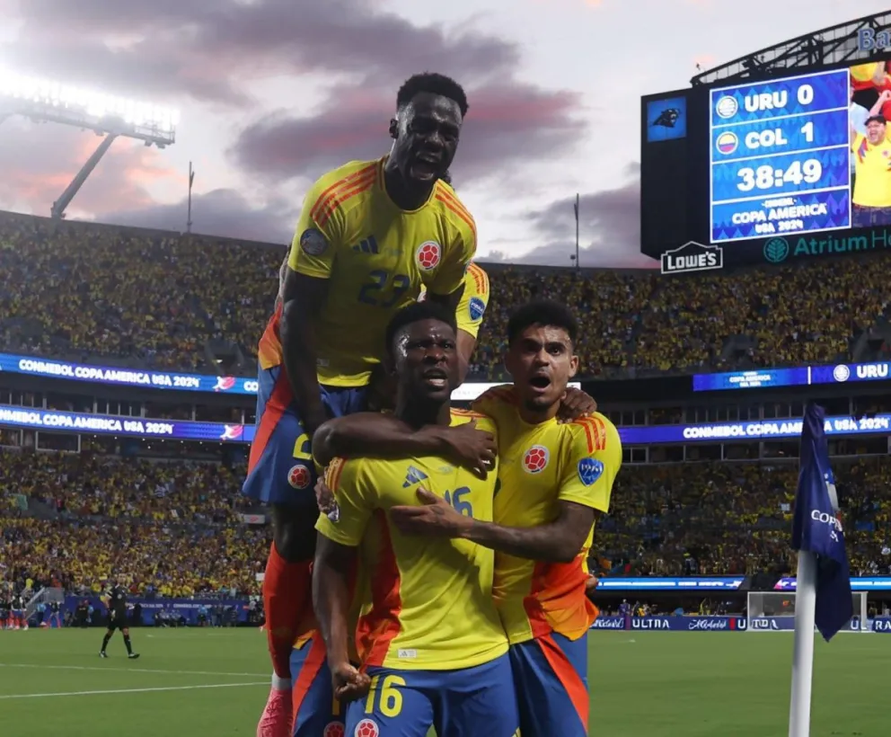 Copa América 2024: Colombia venció 1-0 a Uruguay y será el rival de Argentina
