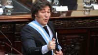 Una diputada opositora le hizo un violento gesto a Javier Milei durante su discurso