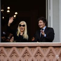 Las imágenes de Susana Giménez con Javier Milei en el balcón de la Casa Rosada