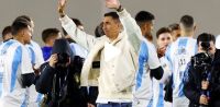 Ángel Di María recibió un homenaje por su retiro de la Selección Argentina