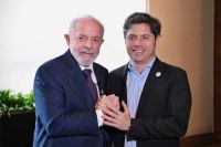 Axel Kicillof se reunió con el presidente Lula da Silva en México