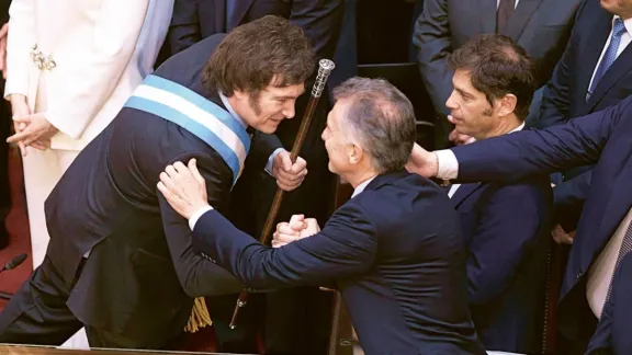 Mauricio Macri: "La gente votó a alguien sabiendo que tenía una psicología especial"