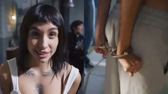 “No es la primera vez que estoy esposada”: la confesión de María Becerra durante el rodaje de “En el Barro”