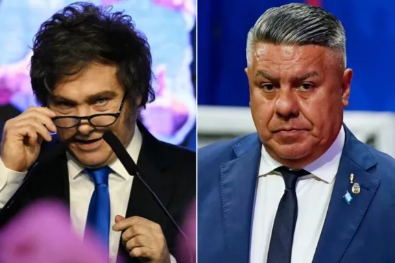 Milei volvió a apuntar contra la AFA en medio del clásico platense:  “Simular normalidad”