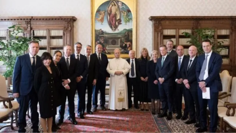 Empresarios argentinos del sector energético se reunieron con el papa León XIV