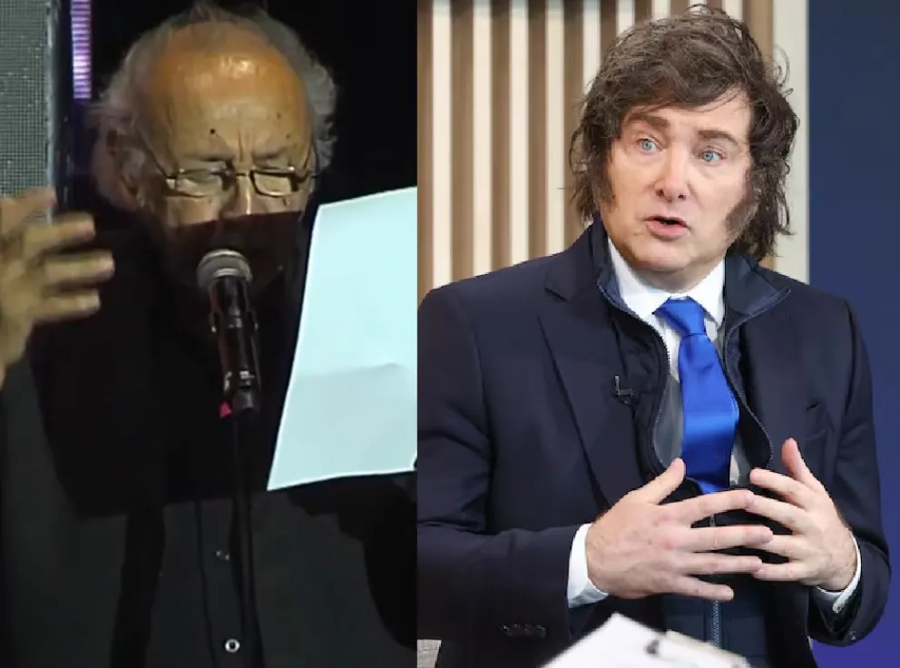 El poema con guiño a Milei que encendió la polémica en Cosquín: "Se cree león y es una rata"