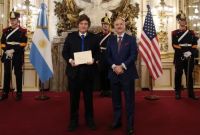 Milei recibió al embajador de los EEUU Peter Lamelas en pleno conflicto con Medio Oriente