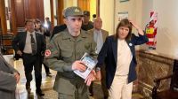 Nahuel Gallo se reunió con Bullrich en el Senado tras pasar 448 días detenido en Venezuela
