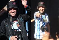 Pablo Grillo dijo presente en la vigilia por el Día de la Memoria y fue recibido con aplausos