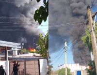 Francisco Álvarez: Un chispazo habría originado el incendio en el depósito de pinturas