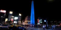 El Obelisco se ilumina de azul para visibilizar el autismo