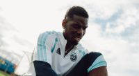 Paul Pogba entrenó con indumentaria de la Selección Argentina