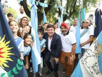 Espinoza encabezó el acto por Malvinas en La Matanza y llamó a “una Argentina unida”