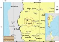 San Juan: Se registró un sismo de notable intensidad en Calingasta durante la madrugada
