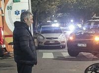 El DT de Newell's Old Boys Frank Darío Kudelka protagonizó un fuerte choque en Rosario