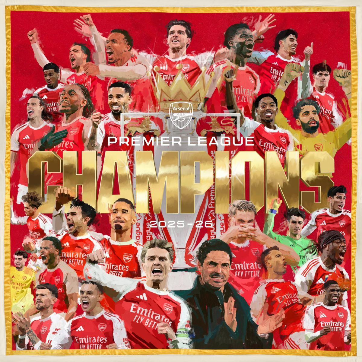 Arsenal rompió la racha y se consagró campeón de la Premier League