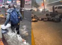 Temporal en Nueva York y Nueva Jersey deja calles anegadas y automovilistas atrapados
