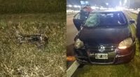 Tragedia en Panamericana: Un nene murió tras lanzarse desde una pendiente en bici y ser embestido 