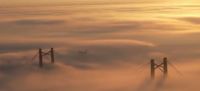 Niebla en el AMBA: así se vio el puente Zárate - Brazo Largo