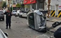 Bahía Blanca: Un conductor de 81 años se descompensó al volante y provocó un choque múltiple