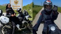 Carolina Baldini recorrió Europa en moto tras su separación