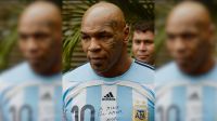 La foto de Mike Tyson con la camiseta argentina que revolucionó las redes