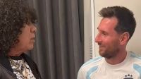 La emotiva charla entre La Mona Jiménez y Lionel Messi: "Te quería conocer"