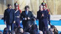 Milei encabezó el acto por el Día de la Bandera en Rosario