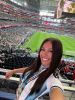 Así vivieron los famosos el partido de Argentina contra Austria