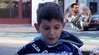 El niño que le escribió una carta a Messi viajará al Mundial
