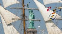 La Fragata Libertad representó a la Argentina en los festejos del Día de la Independencia de EEUU
