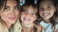Wanda Nara volvió a Italia con sus hijas tras 21 días sin verlas