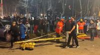 Mar del Plata: un joven resultó herido por el impacto de un semáforo durante los festejos futboleros