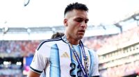 Lautaro Martínez lamentó no jugar la final: "Me hubiese gustado ayudar adentro de la cancha"