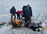 Dramático rescate de cuatro mineros atrapados bajo la nieve en Catamarca 